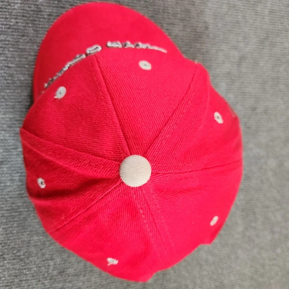 Ohio State Buckeyes‎ Hat One Size Adjustable Red NCAA Football Cotton Twill